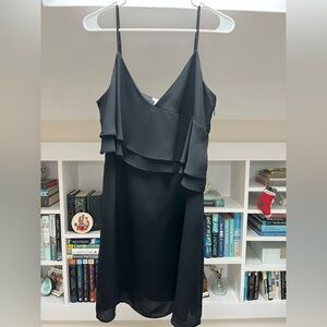 J. Crew V neck dress with ruffle